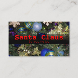 Santa Claus-visitekaartje voor plezier of professi Visitekaartje