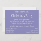 Santa Claus w Reindeer Christmas Party Invitation (Dos)
