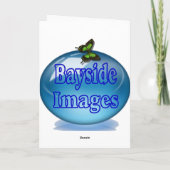 Santa Claus Weightlifter Joyeuse carte de Noël (Dos)