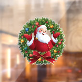 Santa Claus Window Cling Raamsticker (Vel 2)