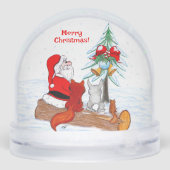 Santa Claus with Rabbit Fox and Squirrel (Arrière)