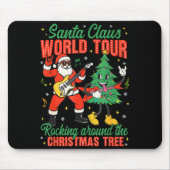 Santa Claus World Tour Rocking Around The Christma Muismat (Voorkant)