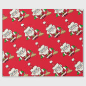Santa Claus Wrapping Paper Cadeaupapier (Vlak)