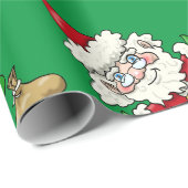 Santa Claus Wrapping Paper Cadeaupapier (Rol Hoek)