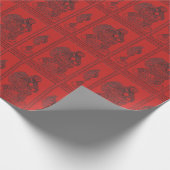 Santa Claus Wrapping Paper Cadeaupapier (Hoek)