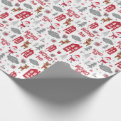Santa Clause Cadeaupapier (Hoek)