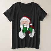 Santa Clause Chemise Plus Taille T-shirt Père Noël (Design devant)