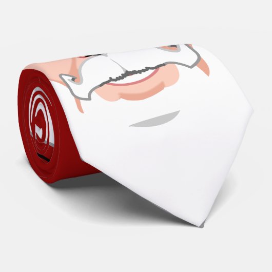 Santa Clause Cravate Festive Noël Neckties & Cadea (Roulé)