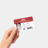 Santa Clause faux Perdu Permis de Conduire Badge (À main)