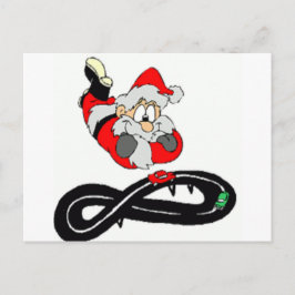 Santa Clause Feestdagenkaart