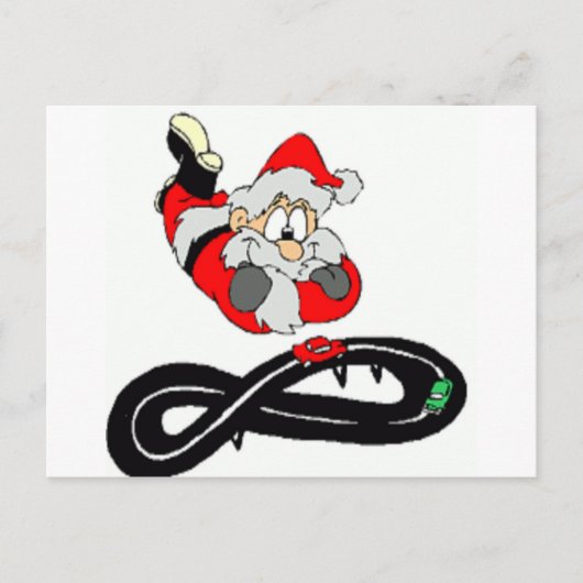 Santa Clause Feestdagenkaart (Voorkant)