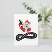 Santa Clause Feestdagenkaart (Staand voorkant)