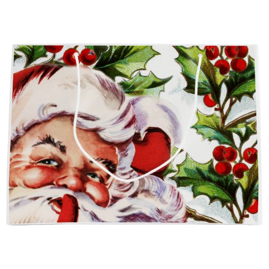 Santa clause heilige elegant groot cadeauzakje (Voorkant)