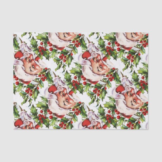 Santa clause heilige elegant tissuepapier (Voorkant)