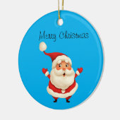 santa clause kerst ornament (Links)