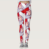 Santa Clause Leggings de Noël (Devant)