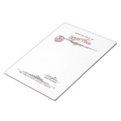 Santa Clause Letterhead Notitieblok (Schuin)