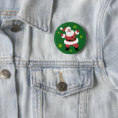 Santa Clause Ronde Button 5,7 Cm (In situ)