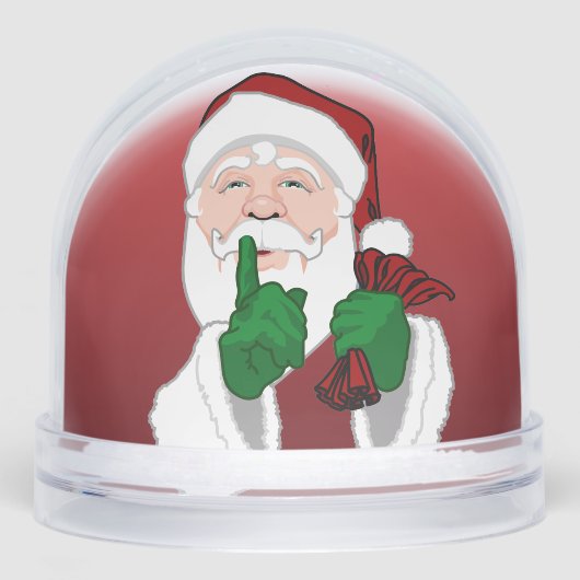 Santa Clause Snow Globe Custom Christmas Snowglobe (Avant)