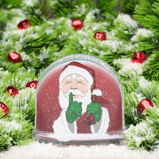 Santa Clause Snow Globe Custom Christmas Snowglobe (Noël)