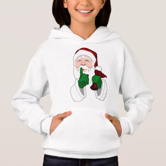 Santa Clause Sweat - shirt à capuche Chemise Enfan (Devant)