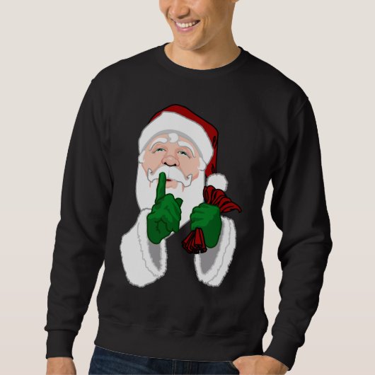 Santa Clause Sweatshirt Classic Père Noël Sweatshi (Devant)