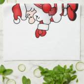 Santa Clause Theedoek (Gevouwen)