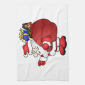 Santa Clause Theedoek (Verticaal)