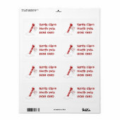 Santa ClausNoordpoolHOH OHO Etiket (Full Sheet)