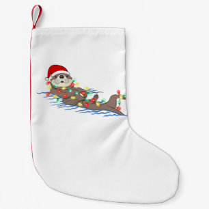 santa clausotter kleine kerstsok