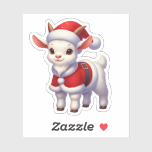 Santa Clausule Geit, grappige geit Sticker