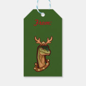 Santa Claws Cadeaulabel (Achterkant)