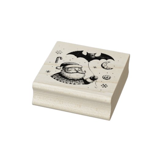 Santa Claws Rubberstempel (Stempel)