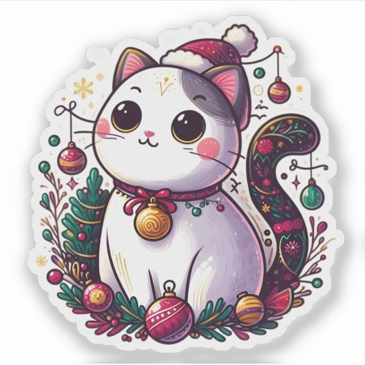 Santa Claws Sticker (Voorkant)