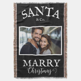 Santa & Co. Trouwen met Kerstmis Gooi Deken
