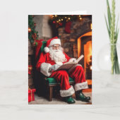 Santa Cookies Holiday Kaart (Voorkant)