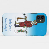 Santa Corpse Funny Zombie-Cartoon Case-Mate iPhone Case (Achterkant (horizontaal))