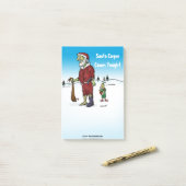 Santa Corpse Funny Zombie-Cartoon Post-it® Notes (Op bureau)