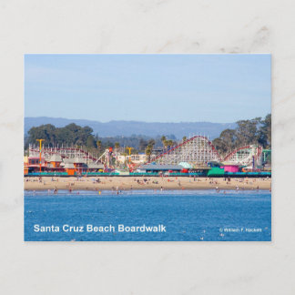 Santa Cruz Beach Boardwalk California Producten Briefkaart
