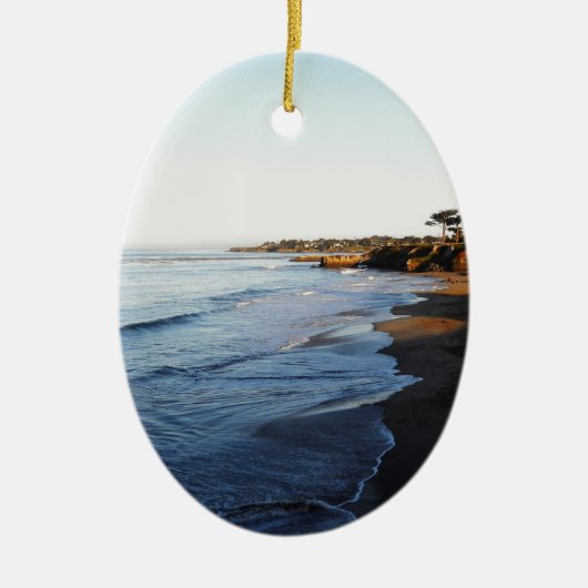 Santa Cruz Beach Keramisch Ornament (Voorkant)
