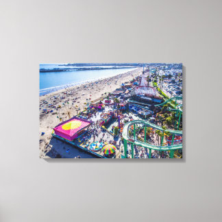 Santa Cruz Boardwalk Canvas Afdruk
