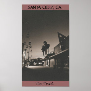 SANTA CRUZ BOARDWALK. POSTER