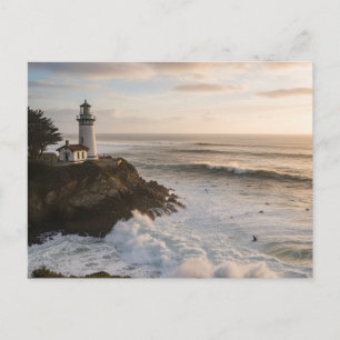 Santa Cruz CA Mark Abbott Memorial Lighthouse Briefkaart