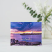 Santa Cruz, CA vuurtoren Briefkaart (Staand voorkant)