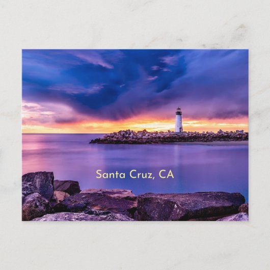 Santa Cruz, CA vuurtoren Briefkaart (Voorkant)