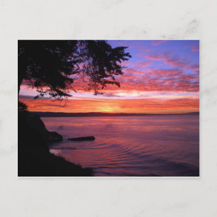 Santa Cruz, CA. zonsopgang Briefkaart