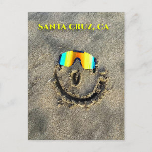 Santa Cruz California Beach Briefkaart Note Kaart