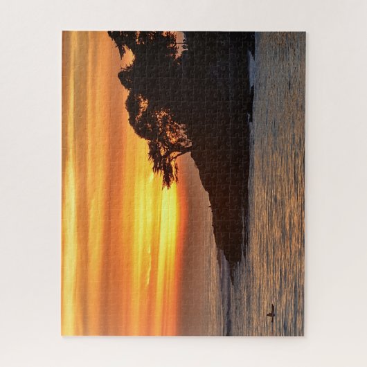 Santa Cruz California Beach Ocean Zee Surf Legpuzzel (Verticaal)