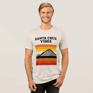 Santa Cruz California Boardwalk-sfeer Tri-Blend Shirt