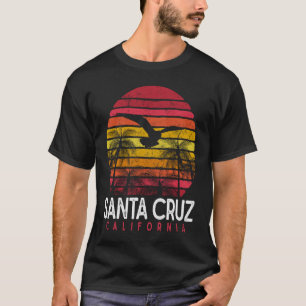 Santa Cruz California CA Beach Vintage 90 s Retro  T-shirt